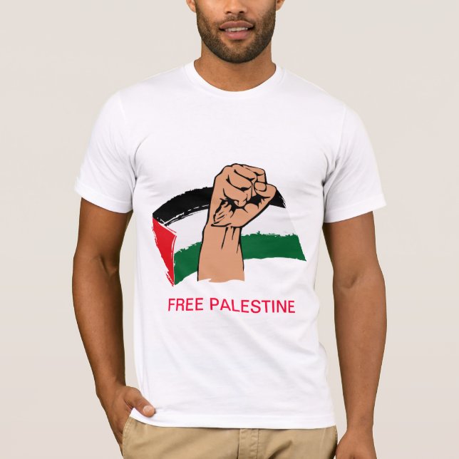 Fria Gaza frigör Palestina T Shirt (Framsida)