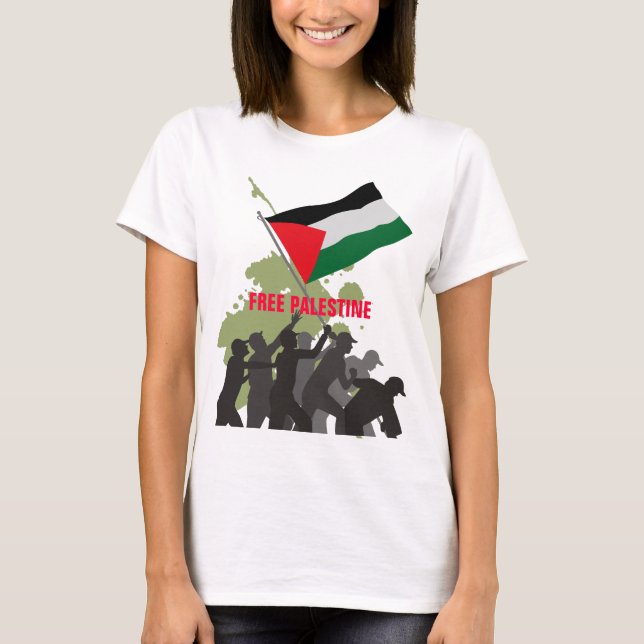 Fria Gaza frigör Palestina Tee (Framsida)