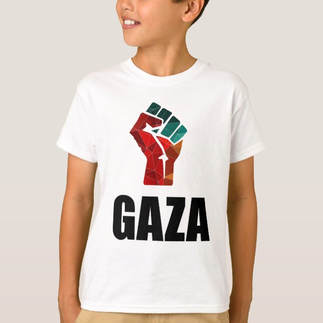 Fria Gaza Palestina T Shirt (Framsida)