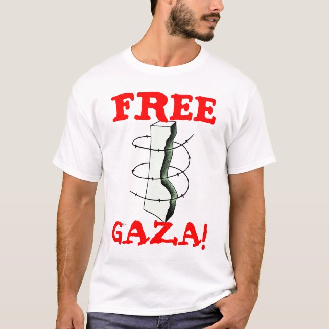 FRIA GAZA! TRÖJA (Framsida)