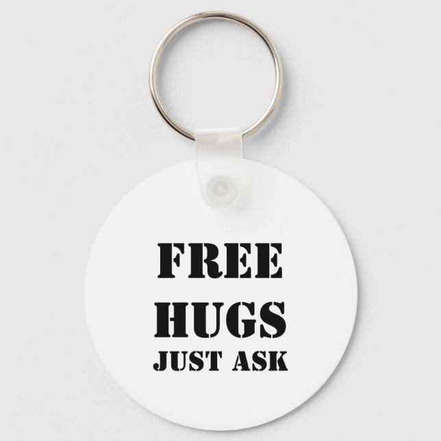 FRIA HUGS-fråga Nyckelring (Framsida)
