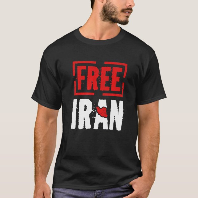 Fria Iran Freedom Azadi Irans persiska Kärlek-cita T Shirt (Framsida)