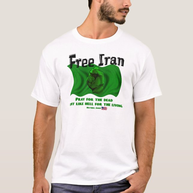 Fria Iran, politiska val 2009 för #IranElections Tee (Framsida)