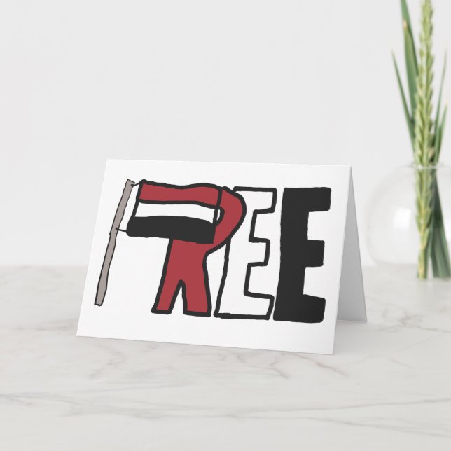 Fria Jemen Kort (Framsida)