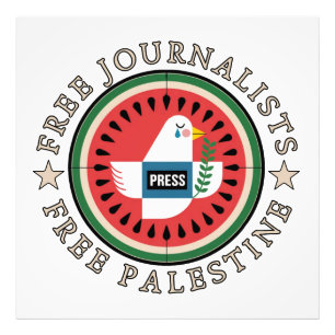 Fria journalister i Palestina Fototryck
