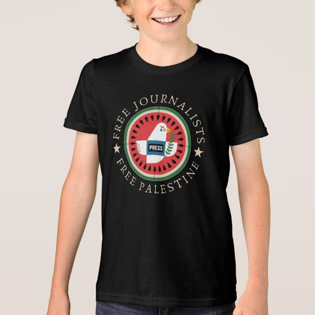 Fria journalister i Palestina T Shirt (Framsida)