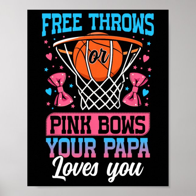 Fria Kast Eller Rosa Slingor Din Pappa Älskar Dig  Poster (Framsidan)