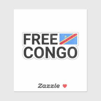 Fria Kongo Klistermärken