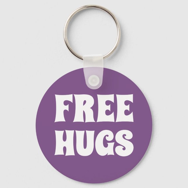 Fria kramar knäppas Keychain Nyckelring (Framsida)