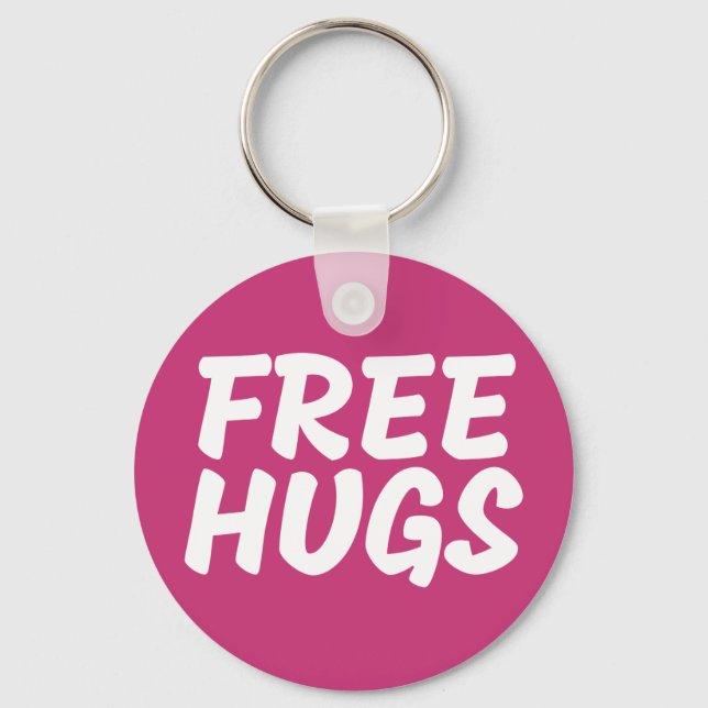 Fria kramar knäppas Keychain Nyckelring (Framsida)