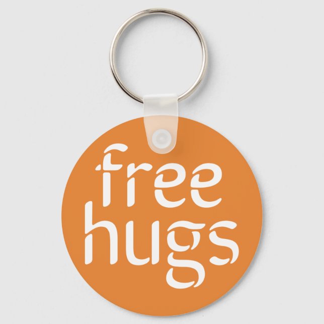 Fria kramar knäppas Keychain Nyckelring (Framsida)