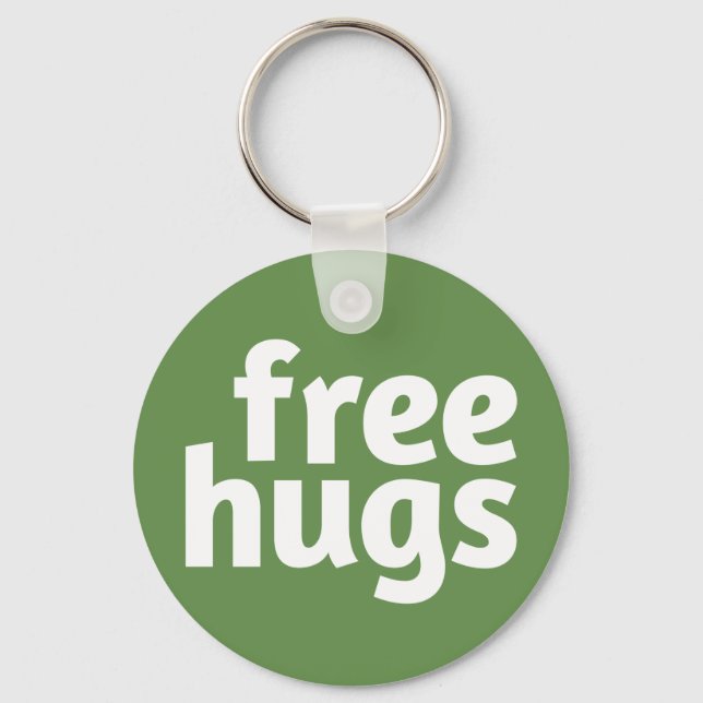 Fria kramar knäppas Keychain Nyckelring (Framsida)