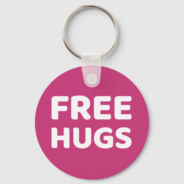 Fria kramar knäppas Keychain Nyckelring (Framsida)