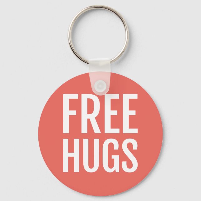 Fria kramar knäppas Keychain Nyckelring (Framsida)