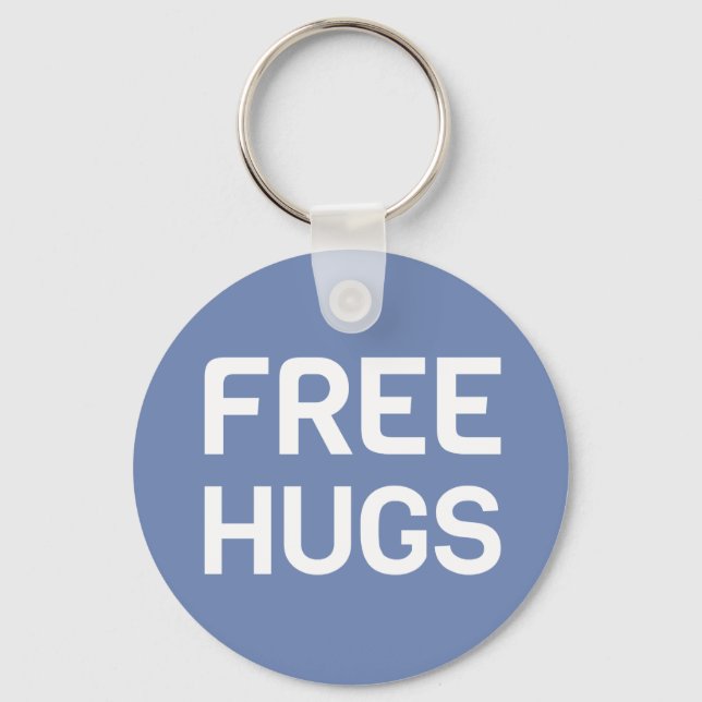 Fria kramar knäppas Keychain Nyckelring (Framsida)