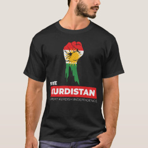 Fria Kurdistan, stödja kurdernas oberoende T Shirt