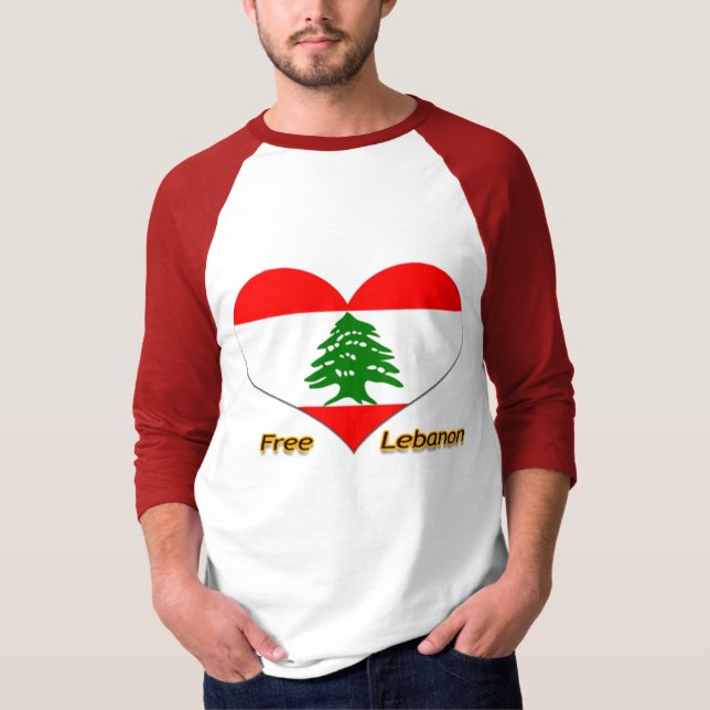 Fria Libanon Tee Shirt (Framsida)
