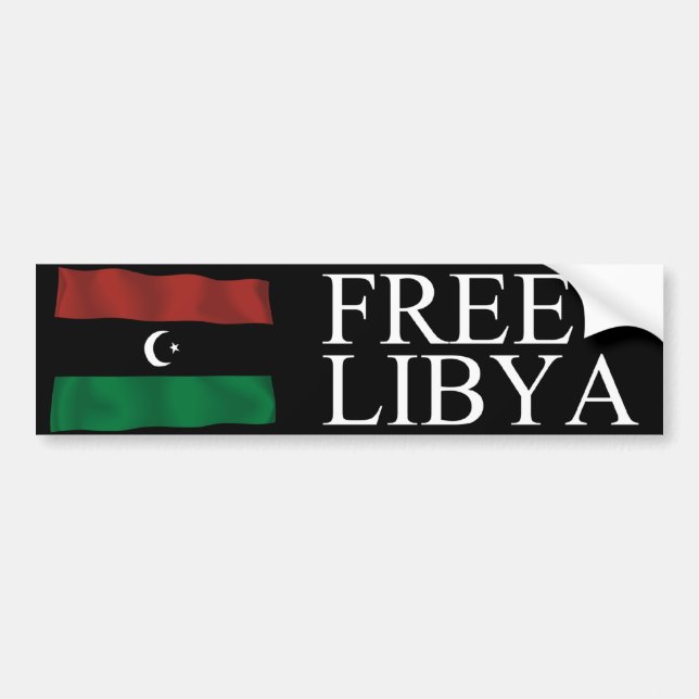 Fria Libyen Bildekal (Framsidan)