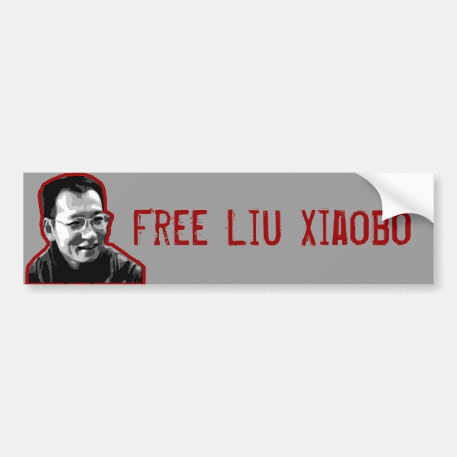 Fria Liu Xiaobo Bildekal (Framsidan)