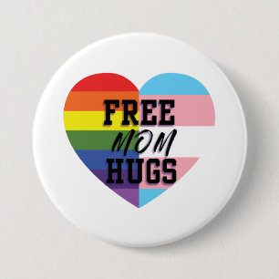 Fria mammakramar LGBTQ knäppas Knapp