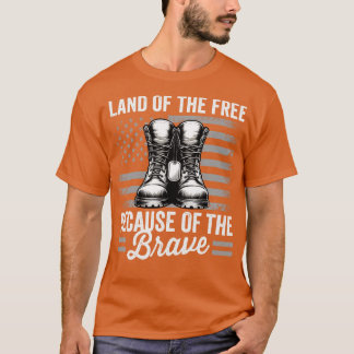 Fria marken på grund av Modiga T Shirt