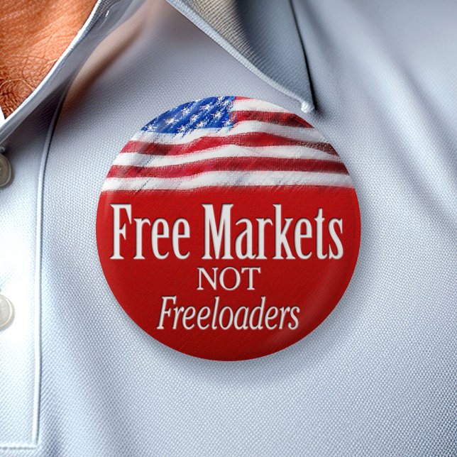 Fria marknader... Inte Freeloader Knapp (Skapare uppladdad)