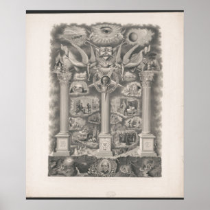 Fria Masons Sten i barnslighet Poster
