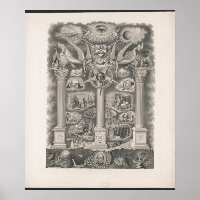 Fria Masons Sten i barnslighet Poster (Framsidan)