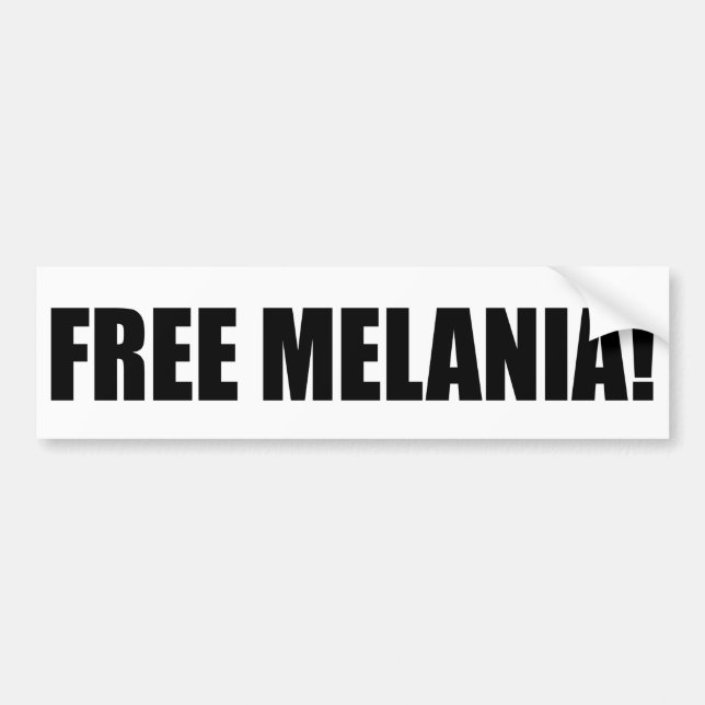 "FRIA MELANIA! ", BILDEKAL (Framsidan)
