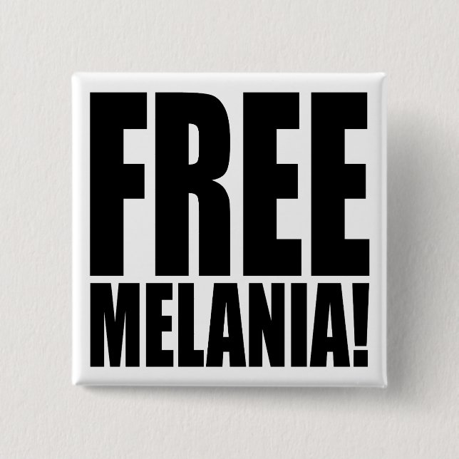 "FRIA MELANIA! ", KNAPP (Framsida)