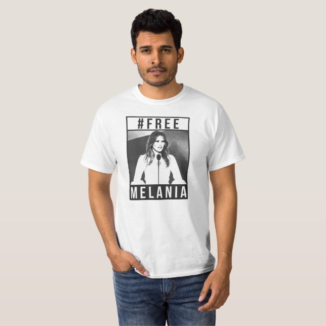 Fria Melania (manar utslagsplats) T Shirt (Hel framsida)