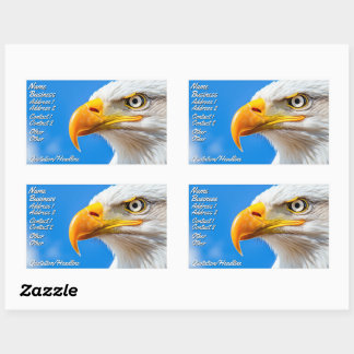 Fria, Modiga Rektangulärt Klistermärke