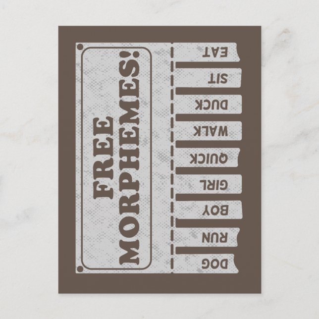 Fria Morfem Vykort (Framsida)