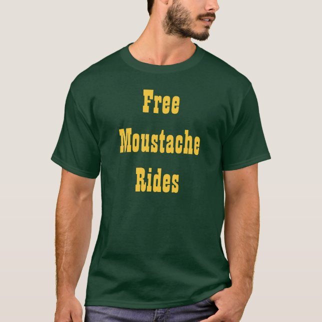 Fria Moustacheritter Tee Shirt (Framsida)