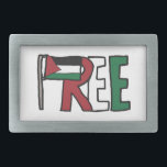 Fria Palestina<br><div class="desc">Den palestinska flagga och brev "REE" utgör en "fri palestinsk" protestbild. En påstående av avsikt eller en våg av vrede - färgstark och effektiv sloganering.</div>