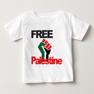 Fria Palestina - فلسطينعلم - palestinsk f Tee Shirt