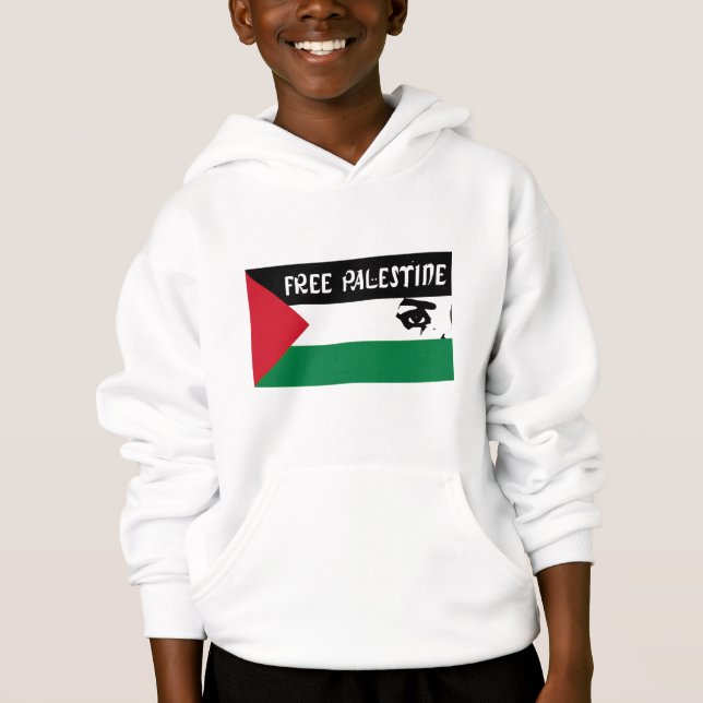 Fria Palestina - فلسطينعلم - palestinsk flagga T-shirt (Framsida)