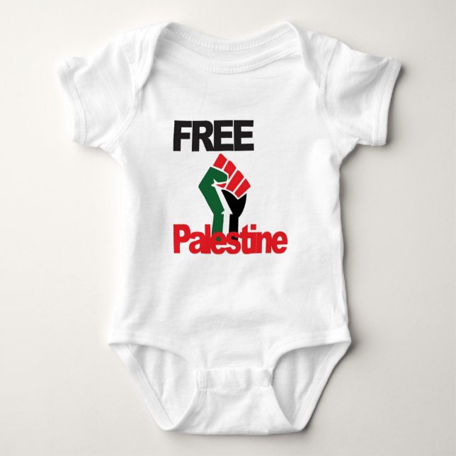 Fria Palestina - فلسطينعلم - palestinsk flagga Tröja (Framsida)