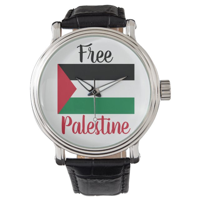 Fria Palestina Armbandsur (Framsida)
