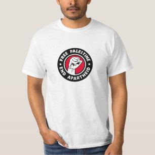 Fria Palestina Avsluta Apartheid T Shirt