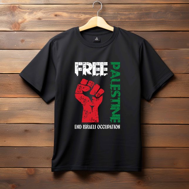 Fria Palestina - Avsluta israelisk ockupation T Shirt (Skapare uppladdad)
