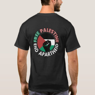 Fria Palestina avslutar den apartheidPalestina T Shirt