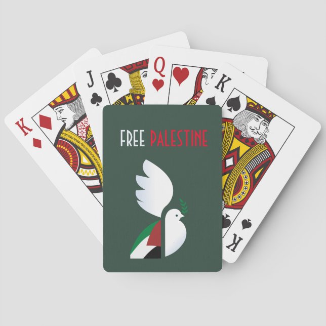 Fria Palestina Casinokort (Baksidan)