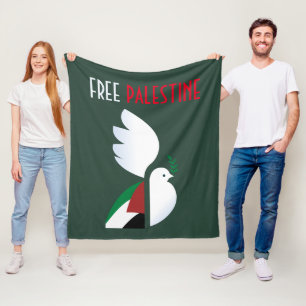 Fria Palestina Fleecefilt