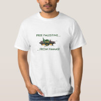 Fria Palestina från den Hamas tshirten