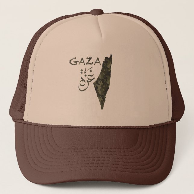 Fria Palestina Fria Gaza - Kamouflage design Keps (Framsida)