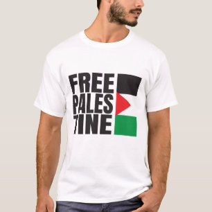 fria Palestina, fria Gaza, Palestinas flagga T Shirt