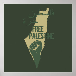fria Palestina frihet för Palestina Poster