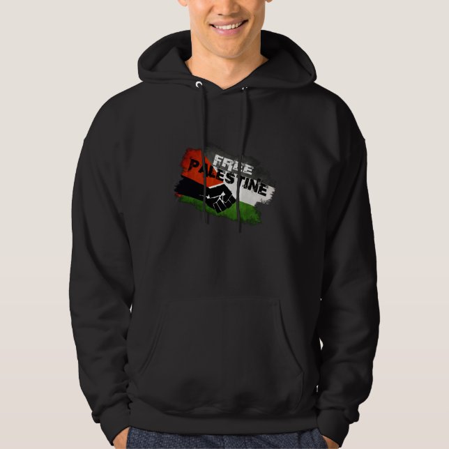 Fria Palestina Hoodie (Framsida)
