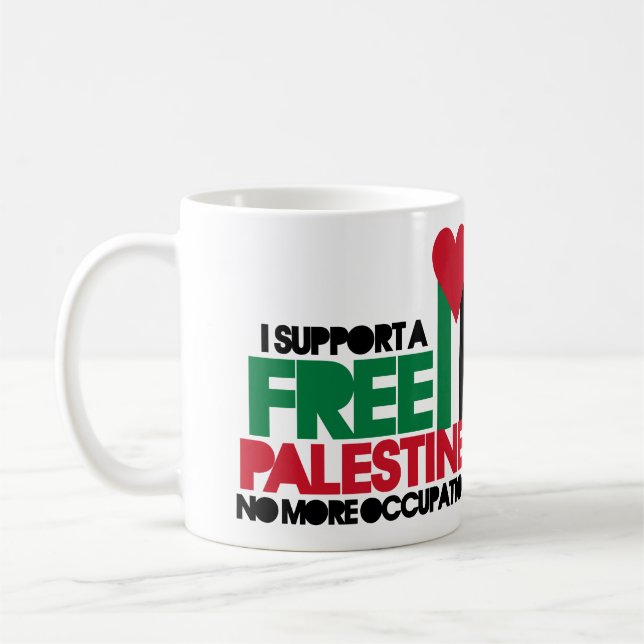 Fria Palestina Kaffemugg (Vänster)